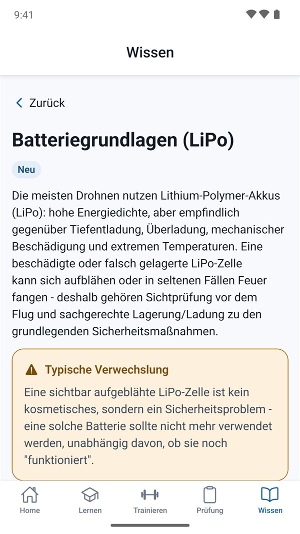 Wissen-Eintrag zu Batteriegrundlagen